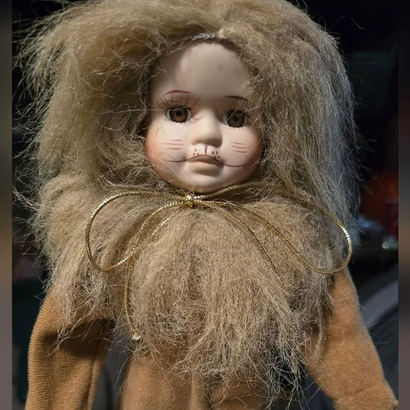 Camille Limited Collection Porcelain Doll COWARDLY LION 12