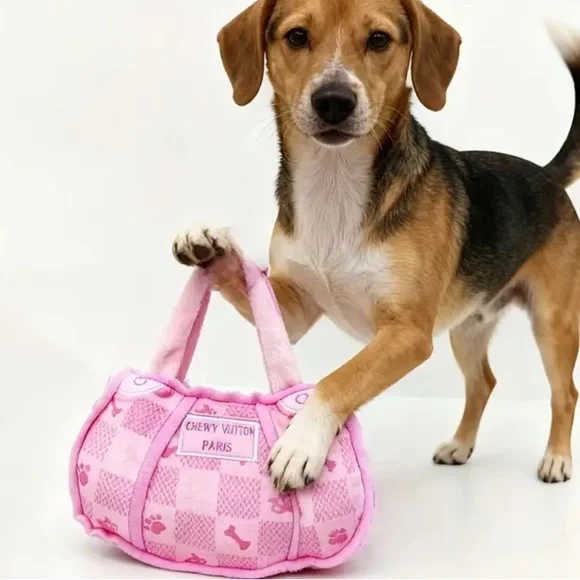 Pink Pet Toy Bag & FREE TOY
