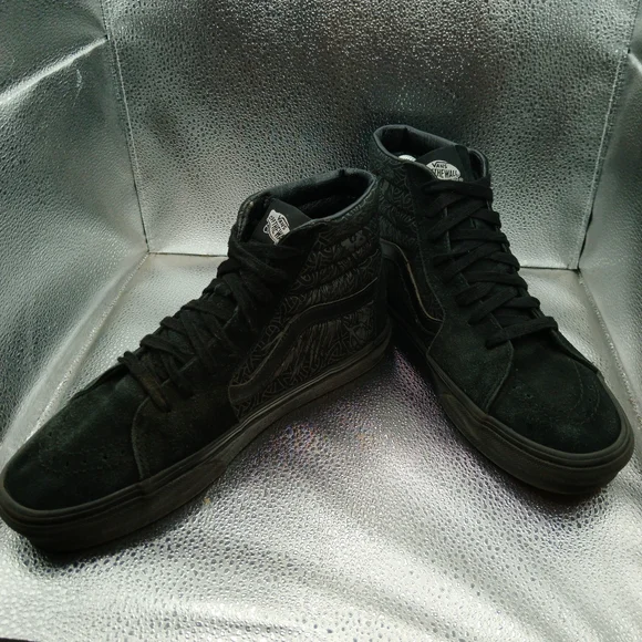 Vans Black Sk8-Hi Raven High-Top Sneakers Men's Size 8.5