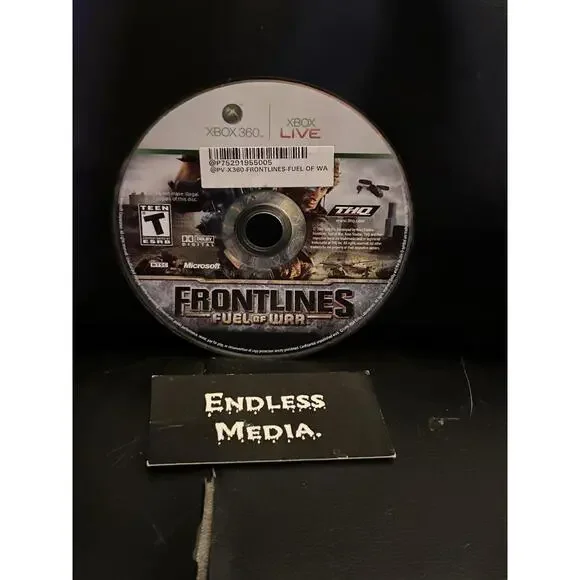 Frontlines Fuel of War Microsoft Xbox 360 Loose Video Game
