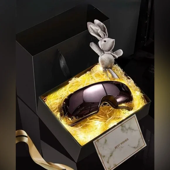Luxury Foldable Eye Massager with Heat & Relaxing Music