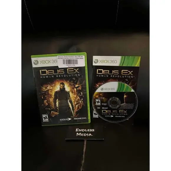 Deus Ex: Human Revolution Microsoft Xbox 360 CIB Video Game