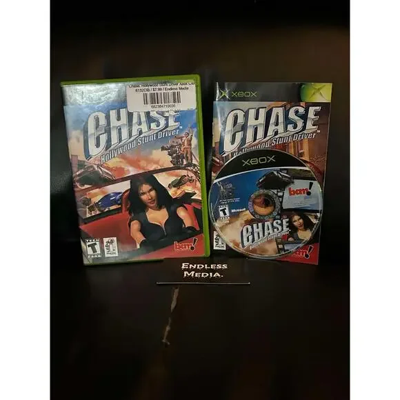 Chase: Hollywood Stunt Driver Microsoft Xbox CIB Video Game