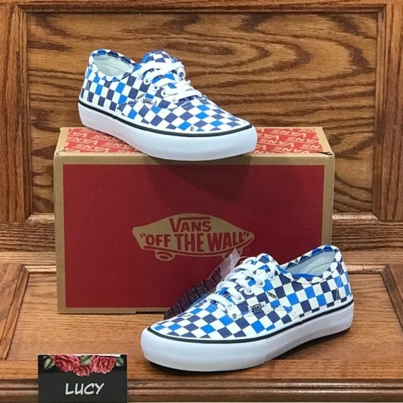 Vans Authentic Pro Checkerboard Classic‎ White Shoes