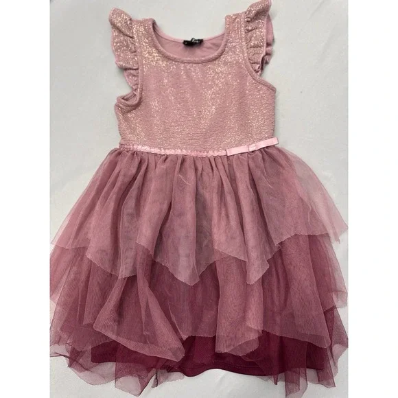 Toddler Size 6 Lilt Dress Shimmer Tulle Pink