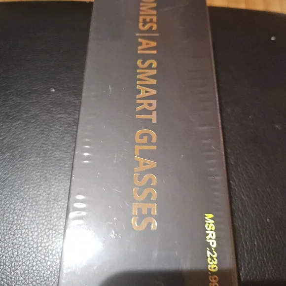 Premium Smart Glasses with Gold Highlights