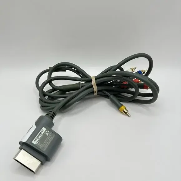 Microsoft Xbox 360 composite AV cable In Good Condition 5333