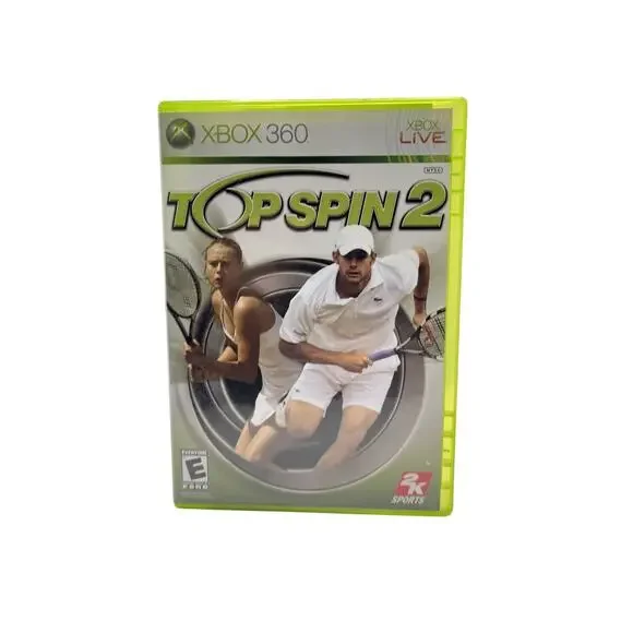 Top Spin 2 (Microsoft Xbox 360, 2006) CIB. Tested. w/ Manual