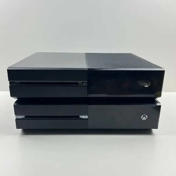 Microsoft Xbox One 500GB 1540 Black Console AS IS for PART Lot Of 2, READ DESC