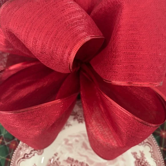 Florist Bow Red Perfect Bow For Gift Packages EXTRA LARGE Bow Custom Final Sale
