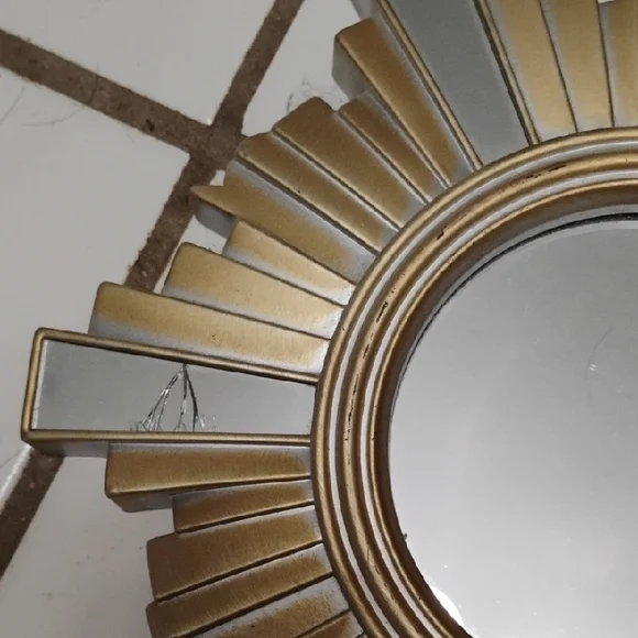 Gold Sunburst Wall Mirrors