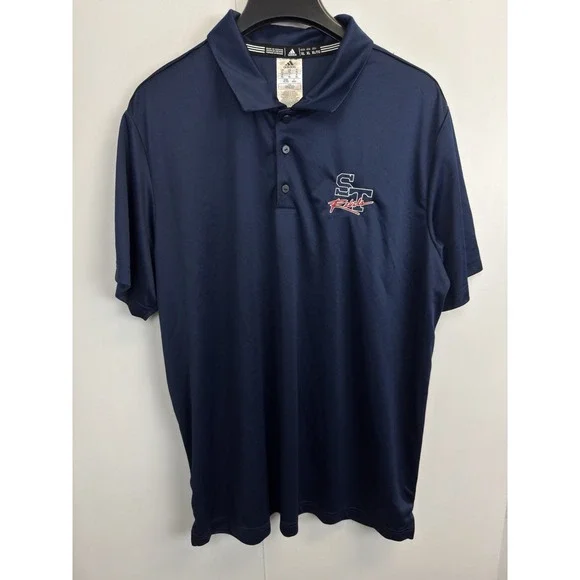 Adidas Performance Navy Blue Polo‎ ST Rebels Shirt Mens Size XL