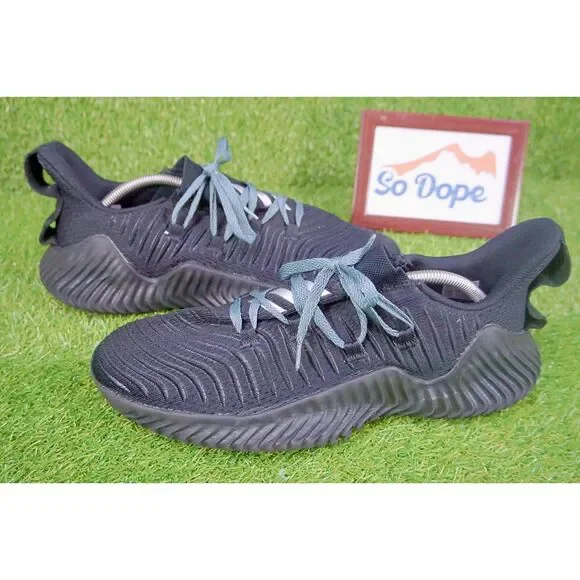 adidas Alphabounce Trainer - 'Core Black' - AQ0609 - Men's Size 12