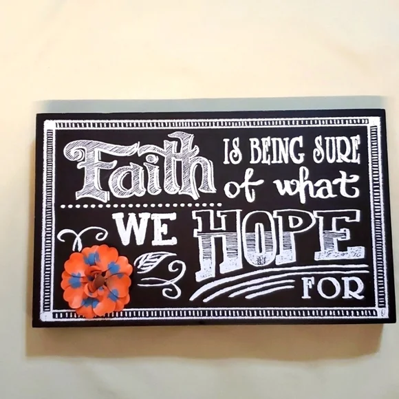 🧿 FAITH & HOPE 3D FLORAL PICTURE