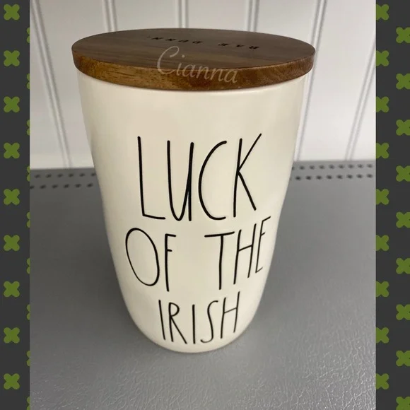 Rae Dunn Luck Of The Irish Cellar