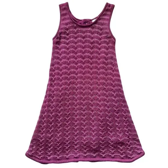 Matilda Jane Paint By Number Aurora Purple Jumper Sleeveless Dress Kids Size 10