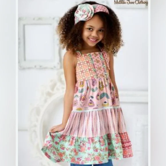 Matilda Jane Step Right Up Ellie Dress Girls Size 2