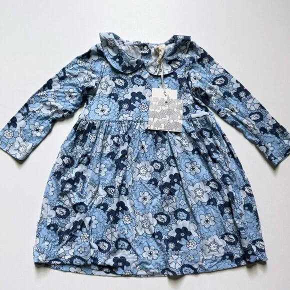 Kate Quinn Organics baby girl bamboo dress 12-18 months
