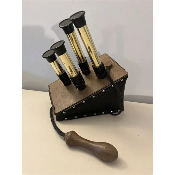Ragtime West Pneumatic Steam Train Whistle SE-1 Small 4-pipe with Bellows