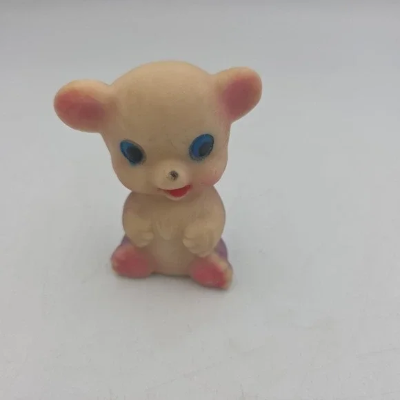 VINTAGE RUBBER SQUEAKY BEAR JAPAN SQUEAK TINY 3