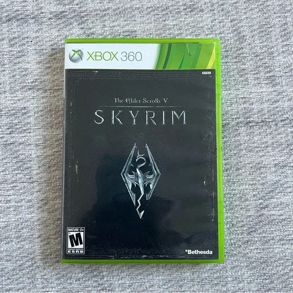 Microsoft Xbox 360 X360 The Elder Scrolls V Skyrim Video Game