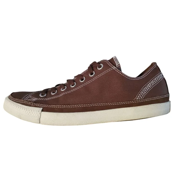 CONVERSE Chuck Taylor All‎ Over Brown Low-Top Lace-Up Sneaker Unisex W 11 | M 9
