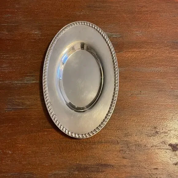Roger Bros 1847 Silverware Small Tray Oval Plate