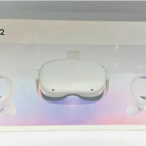VR Headset with Controllers - White