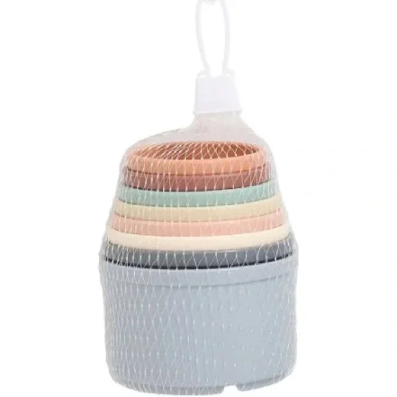 SMALL PET PLASTIC STACKING CUPS