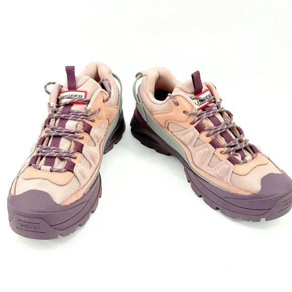 Hunter Travel Explorer Nicia Sneakers Womens 7 Mauve Purple Hiking Trail Shoe