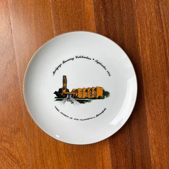 Vintage First Church of the Nazarene Minneapolis, MN Plate