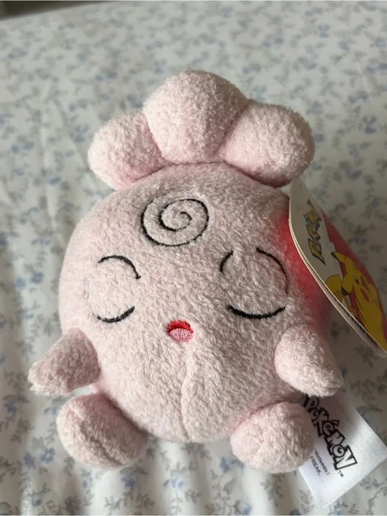 Igglybuff Sleeping Pokémon Plush 5” NWT Jazwares
