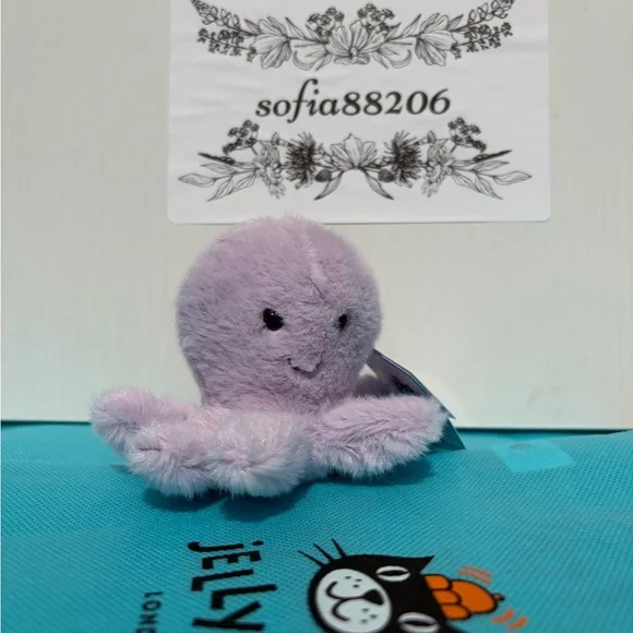 AUTHENTIC Jellycat Fluffy Sea Octopus Brand NEW