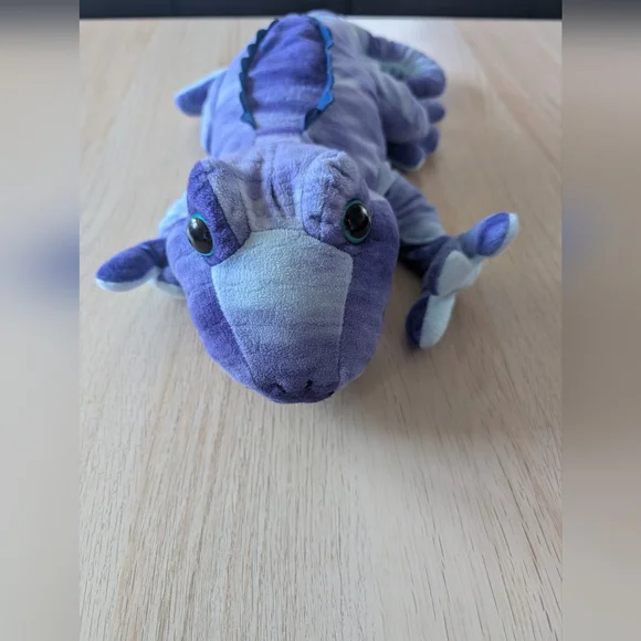 Purple Plush Dragon Toy for Small Pets