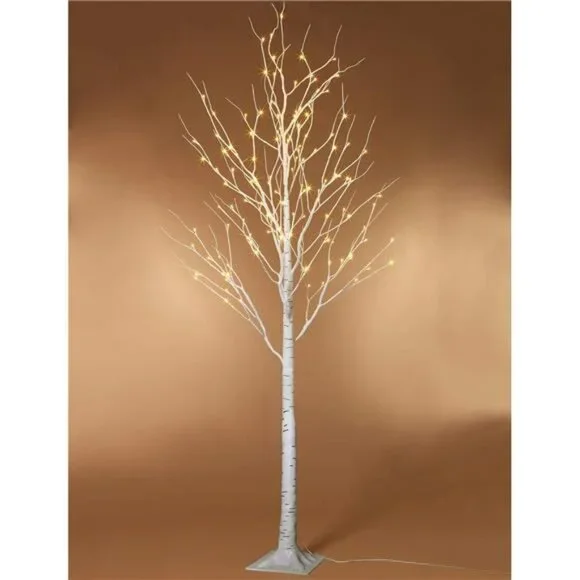 Lighted Birch Tree 6 Feet 96 LED for Home Wedding Festival Party