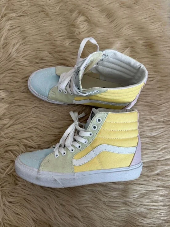 Vans Sk8-Hi High-top Sneakers Multicolor Pastel Men's Size 6.5