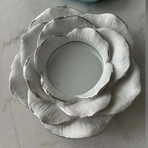 Nanette Lepore Metallic Floral Wall Mirror