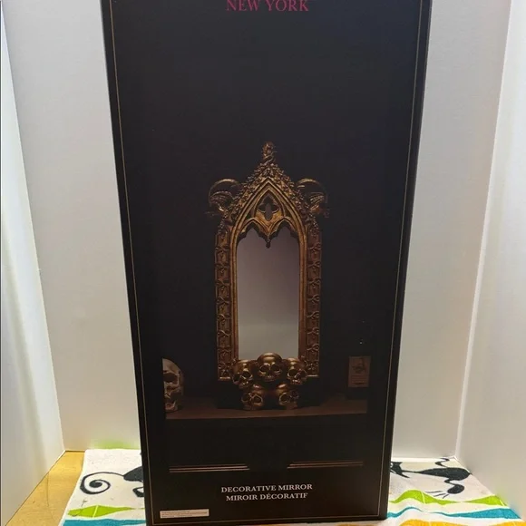 Christian Siriano New York skull mirror