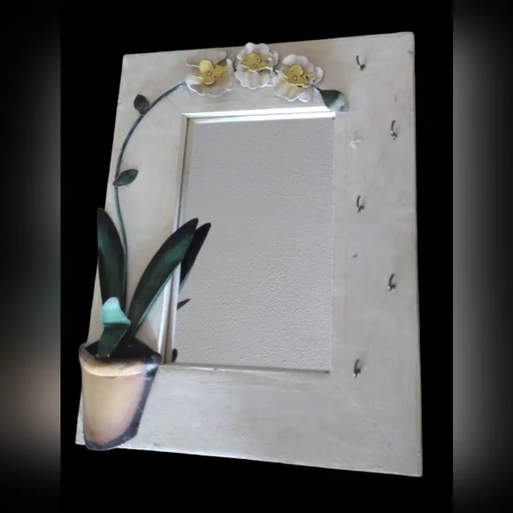 BOGO: Framed Mirror with Hooks