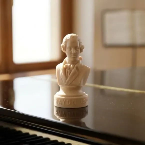 Vintage Halbe Haydn Plastic Bust | 4.5