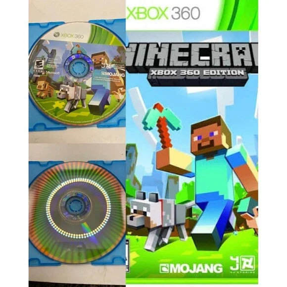 Minecraft Xbox 360 Edition (Microsoft Xbox 360, 2013) disc only
