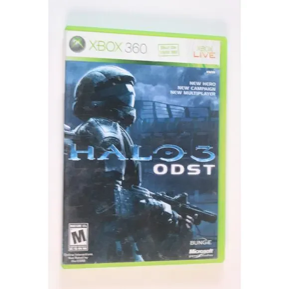 Halo 3: ODST (Microsoft Xbox 360, 2009) Authentic, tested/works