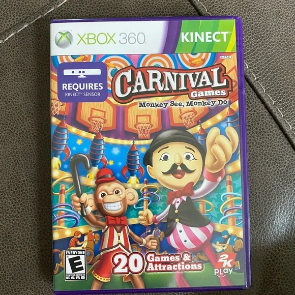 Carnival Games: Monkey See, Monkey Do (Microsoft Xbox 360, 2011)