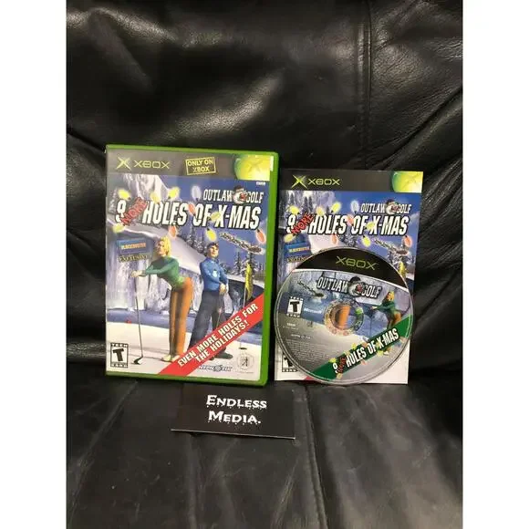 Outlaw Golf: 9 More Holes of X-Mas Microsoft Xbox CIB Video Game