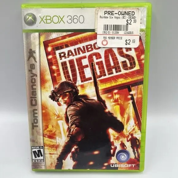 Rainbow Six Vegas - Microsoft Xbox 360 Pristine Tested Authentic