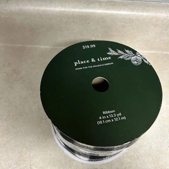 Place & Time Holiday Ribbon NWT