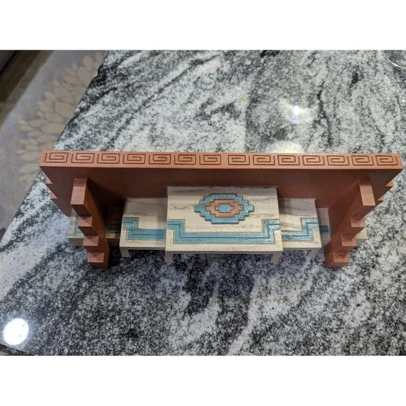 Vintage Home Interior Homco Santa Fe Aztec Shelf 1995