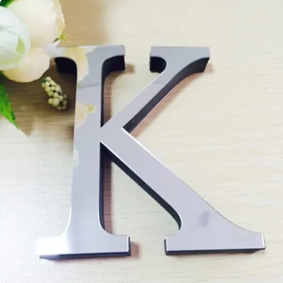 💖3/$15💖 3D Acrylic Mirror Wall Sticker Letter 
