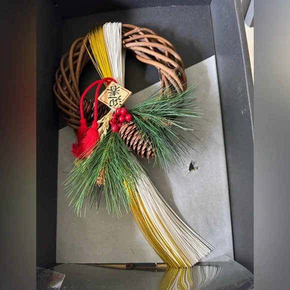 Japanese Shimekazari New Year’s Wreath Decoration Traditional Good Luck Charm