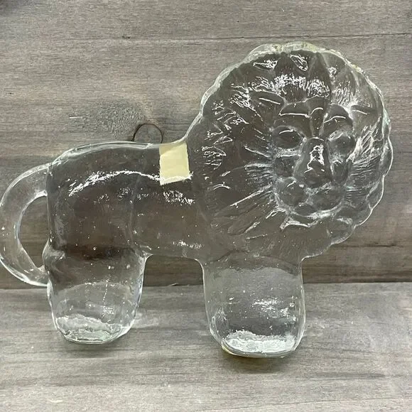 Vintage Swedish Kosta Boda Zoo Series 1970s Art Glass Lion by Erik Hoglund
